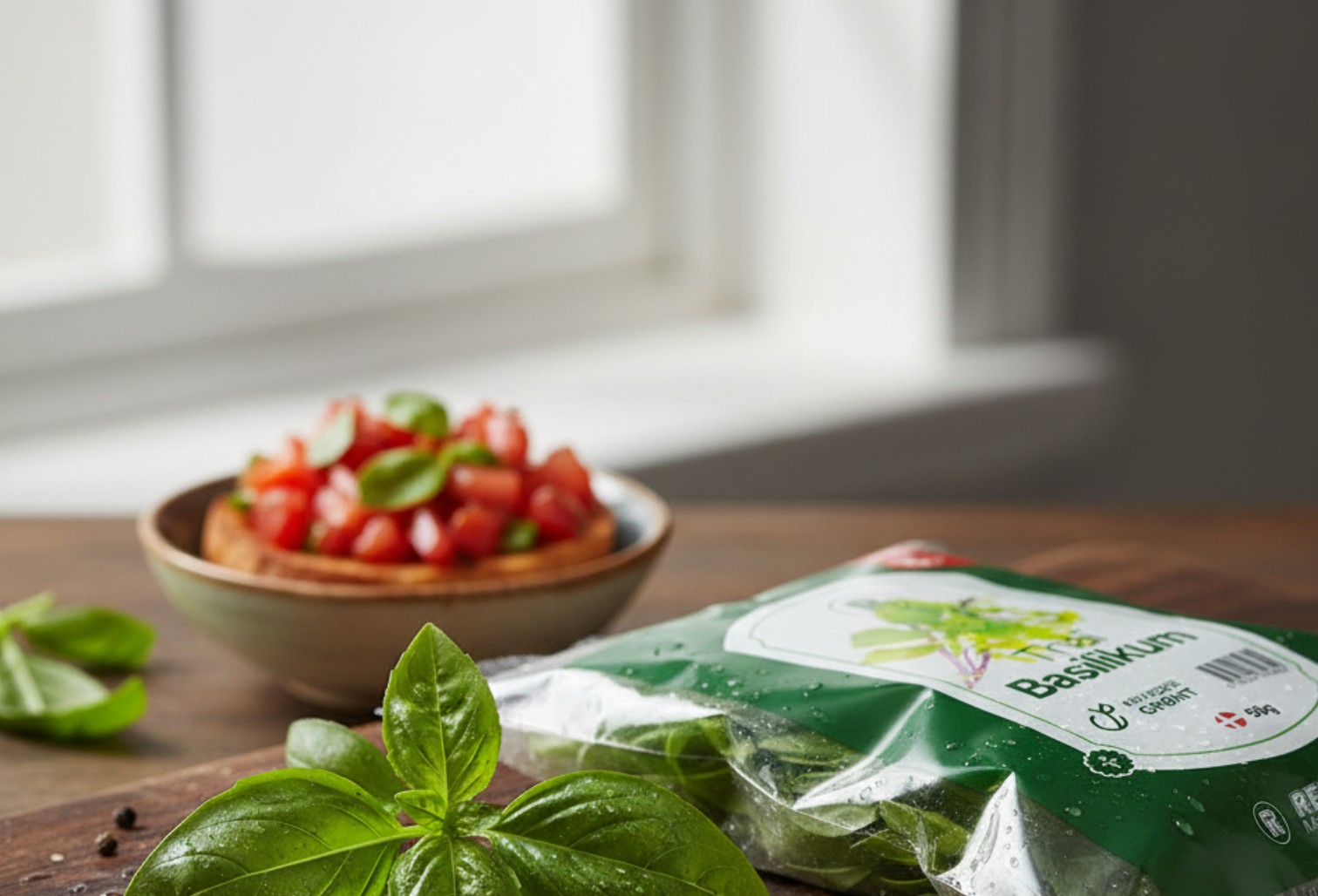 Friske urter i k&oslash;kkenet